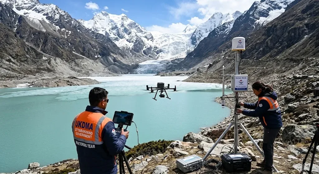 हाई-टेक निगरानी: आधुनिक तकनीक से होगी ग्लेशियर झीलों की मॉनिटरिंग और आपदा प्रबंधन अलर्ट