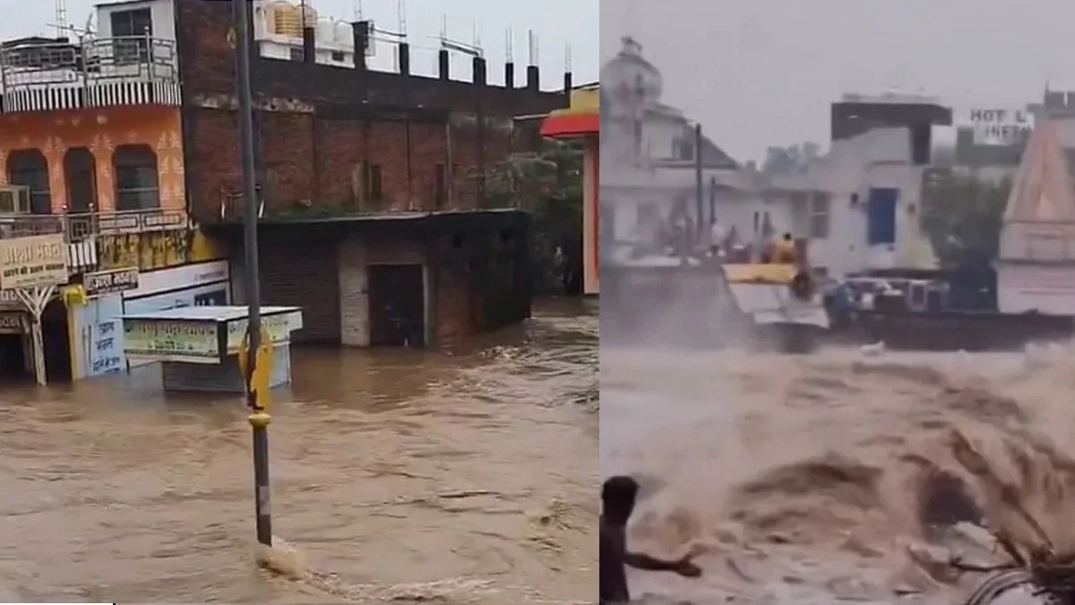 बाढ़ का खतरा: भारत में मानसून 2026 के बीच चित्रकूट में भारी बाढ़ और हाई-अलर्ट जारी