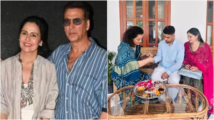 सितारों का त्योहार: अक्षय कुमार, कंगना रनौत और जेनेलिया डिसूजा ने मनाया रक्षाबंधन