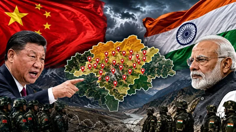कूटनीतिक तनाव: भारत द्वारा अरुणाचल प्रदेश में सत्ताईस नाम बदलने पर चीन की बौखलाहट