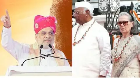 राजनीतिक घमासान तेज: वंदे मातरम विवाद पर सोनिया गांधी पर बरसे गृह मंत्री अमित शाह, कहा देश कभी माफ नहीं करेगा