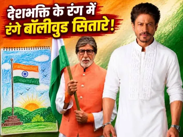 स्वतंत्रता दिवस पर दिग्गजों का संदेश: अमिताभ बच्चन और शाहरुख खान समेत कई सितारों ने दी शुभकामनाएं