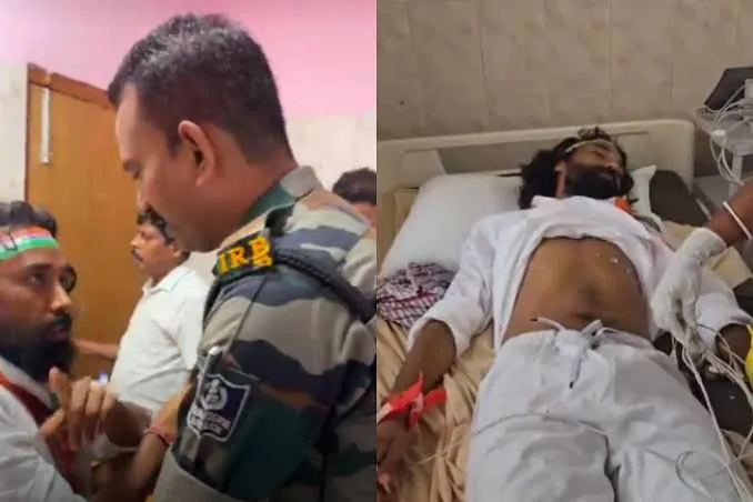 स्वतंत्रता दिवस विवाद: तिरंगा यात्रा में शामिल होने से रोके जाने पर भड़के छात्र नेता महतो