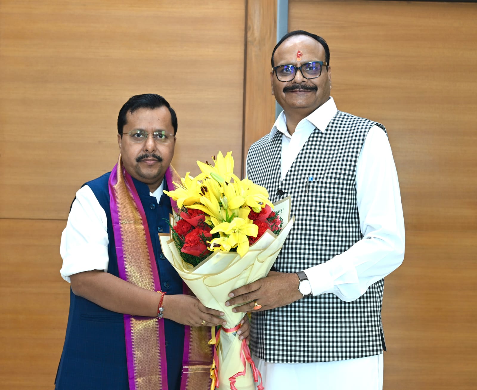 दिल्ली : नितिन नबीन से मिले ब्रजेश पाठक, संगठन को लेकर हुई अहम बातचीत