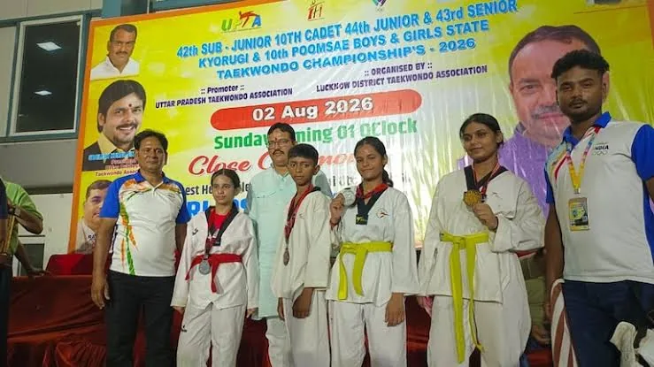 शानदार प्रदर्शन: टाइक्वांडो चैंपियनशिप में खिलाड़ियों ने जीते स्वर्ण पदक