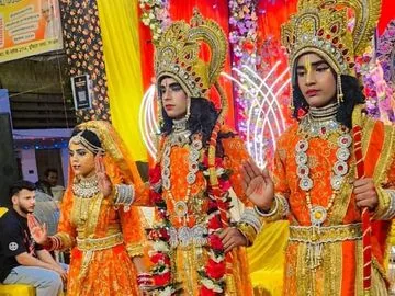 उत्सव का उल्लास: लखनऊ में श्री छत्रपति शिवाजी गणेशोत्सव मंडल ने सजी राम-लक्ष्मण-सीता झांकी के साथ मनाया गणेशोत्सव