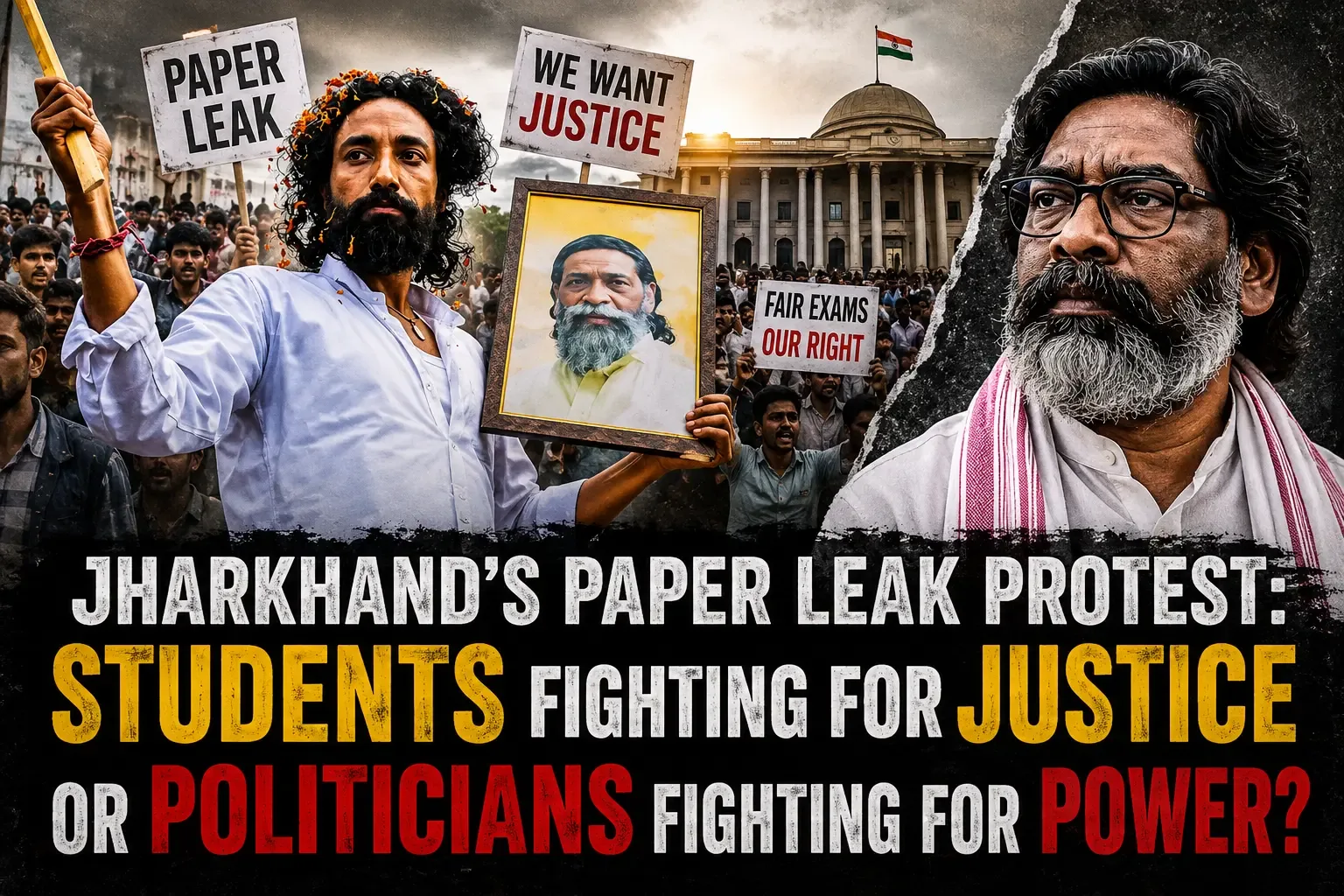 राजनीतिक घमासान: पेपर लीक के गंभीर मुद्दों पर झारखंड में गरमाई सियासत, भाजपा और विपक्ष आमने-सामने