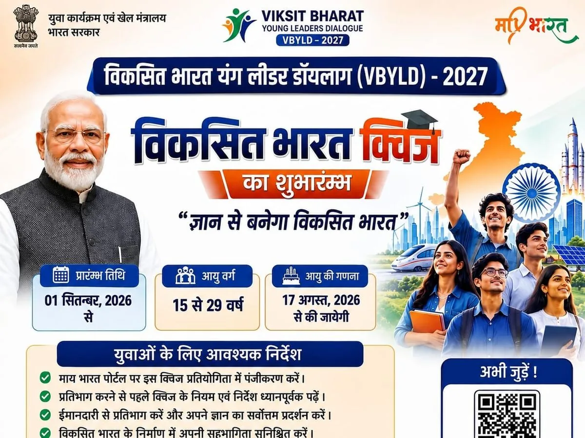 क्विज प्रतियोगिता: विकसित भारत डायलॉग क्विज में छात्राओं को बांटे गए प्रमाण-पत्र