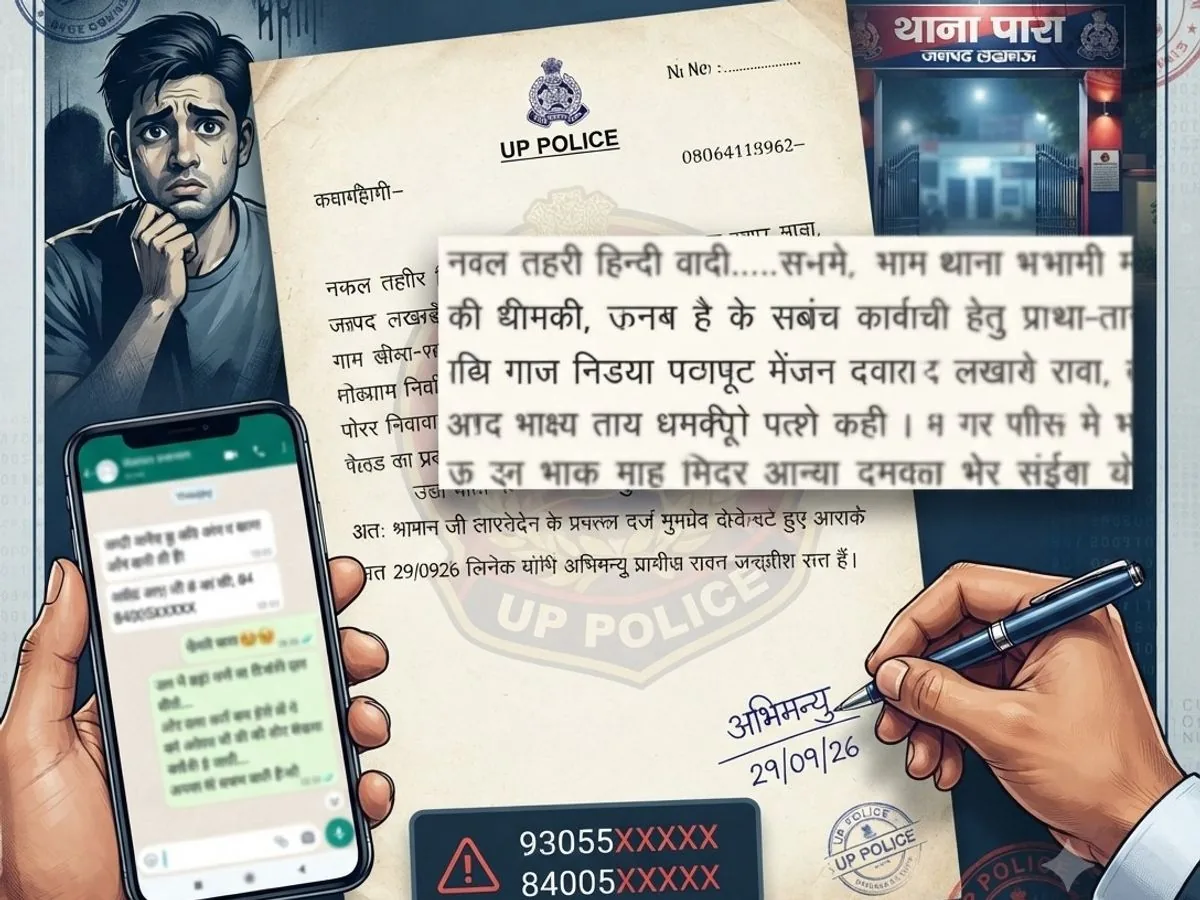जान से मारने की धमकी: लखनऊ में युवक को व्हाट्सऐप पर परेशान करने का मामला