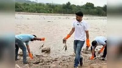 स्वच्छता अभियान: पंचकूला के घग्गर तटों से विश्व नदी दिवस पर हटाया गया 20 टन कचरा