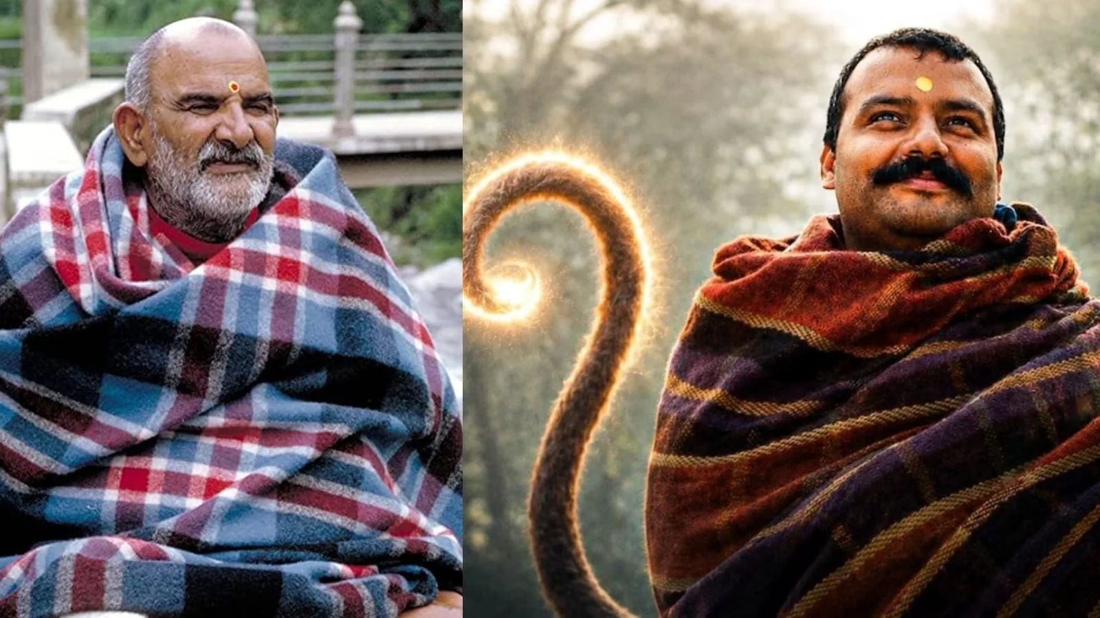 आध्यात्मिक यात्रा: नीम करौली बाबा के भतीजे और फिल्म निर्मात्री पहुंचे कैंची धाम, फिल्म 'हनुमान अंश' पर की चर्चा