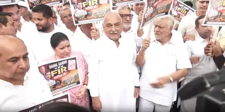 राजनीतिक उबाल: राहुल गांधी पर दर्ज एफआईआर के खिलाफ देहरादून से चंडीगढ़ तक कांग्रेस का जोरदार मार्च, कई नेता हिरासत में