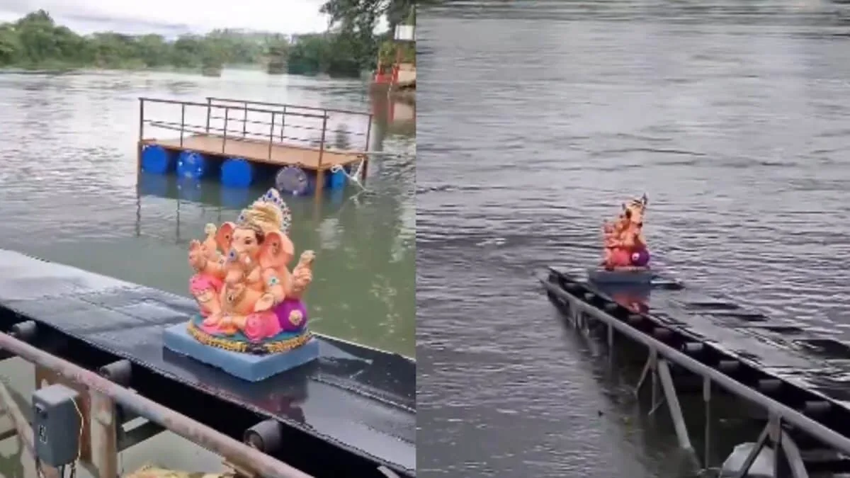 उत्सव और आधुनिकता: गणेश विसर्जन में हाइड्रोलिक प्लेटफॉर्म की नई तकनीक का होगा इस्तेमाल