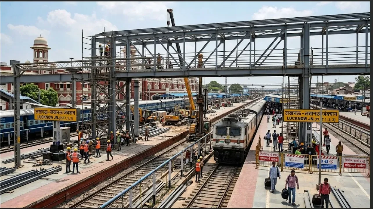 लखनऊ जंक्शन पुनर्विकास: परियोजना में भारी देरी, पीएनसी कंपनी पर रेलवे का नरम रुख