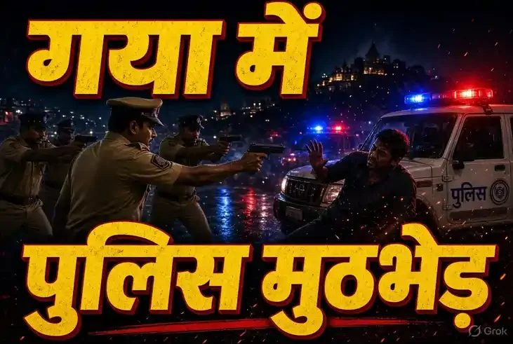 मुठभेड़ में गिरफ्तारी: गया गोलीकांड के दो आरोपी पुलिस कार्रवाई में घायल
