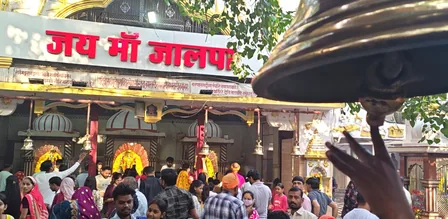 नवरात्र का आरंभ: कटनी के जालपा देवी मंदिर में भोर से ही उमड़ी भक्तों की भीड़