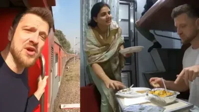 ट्रेन की यात्रा: विदेशी यूट्यूबर को भारतीय रेल में मिला मां का प्यार और मेहमाननवाजी