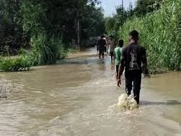 कुशीनगर सुरक्षा कार्य: एपी बांध के निरीक्षण हेतु हाईलेवल कमेटी पहुंची