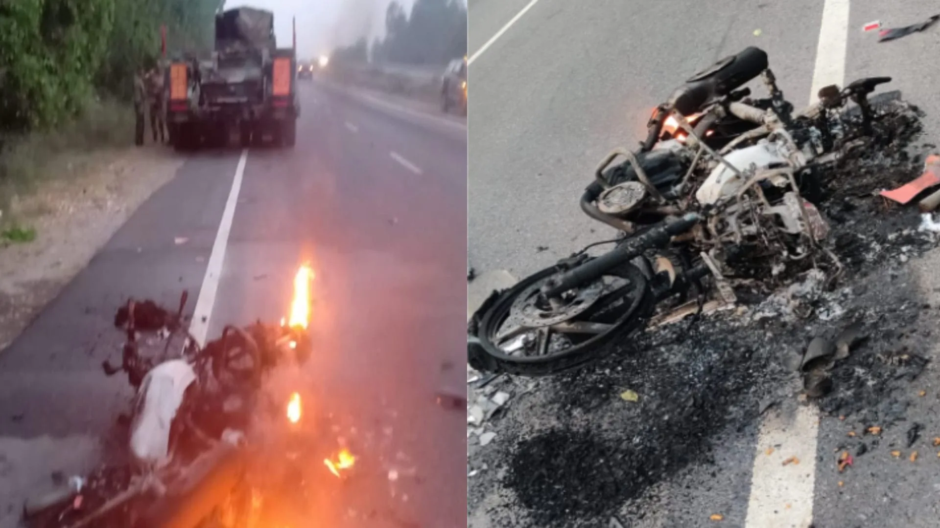दर्दनाक हादसा: मुजफ्फरनगर में मोबाइल फटने से बाइक सवार की मौत