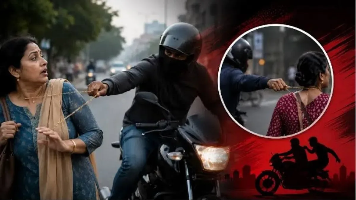सुबह की सैर: लखनऊ में टहल रही महिला से स्कूटी सवार ने लूटी सोने की चेन