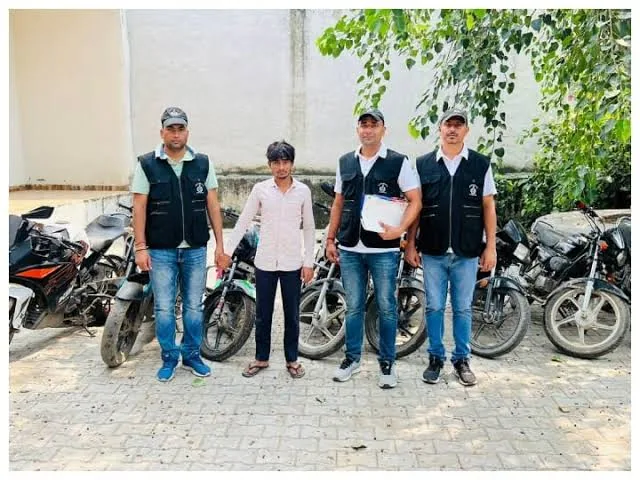हरियाणा में कार्रवाई: चोरी की बाइक खरीदने के आरोप में साबिर गिरफ्तार