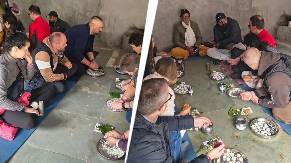 बद्रीनाथ में आस्था: रूसी पर्यटकों ने किया पूर्वजों के लिए पिंडदान