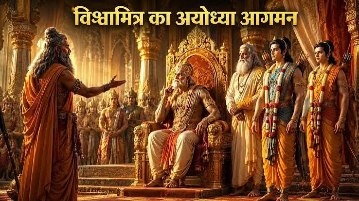रामलीला का मंचन: गुदमी में महर्षि विश्वामित्र का अयोध्या आगमन
