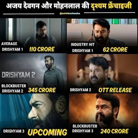 बॉक्स ऑफिस टकराव: अजय देवगन की दृश्यम 3 के सामने उतरेंगी साउथ की पांच फिल्में