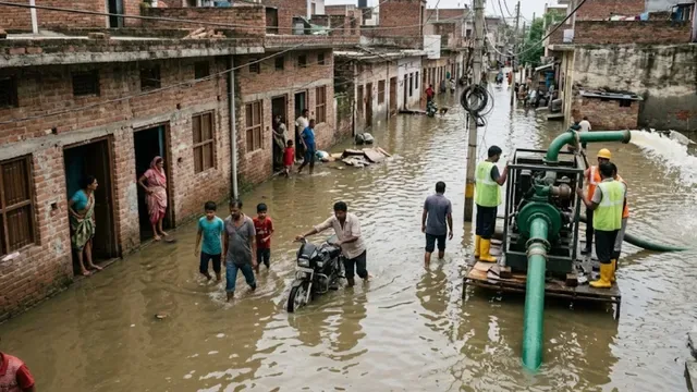 फैजुल्लागंज में जलप्रलय: कमर तक पानी के बीच जिंदगी की जंग और दवा के लिए तरसते लोग