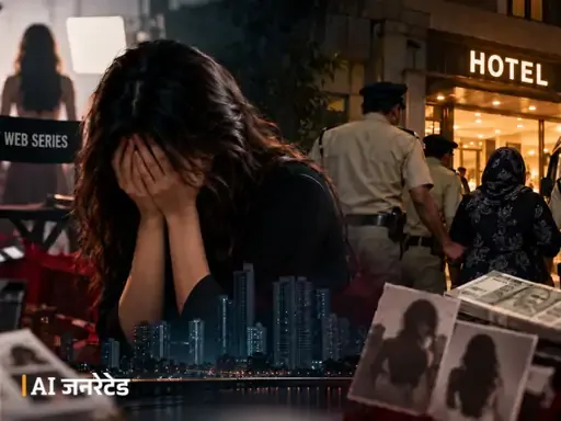 ठाणे में देह व्यापार का भंडाफोड़: टीवी अभिनेत्री को मुक्त कराया, महिला तस्कर गिरफ्तार