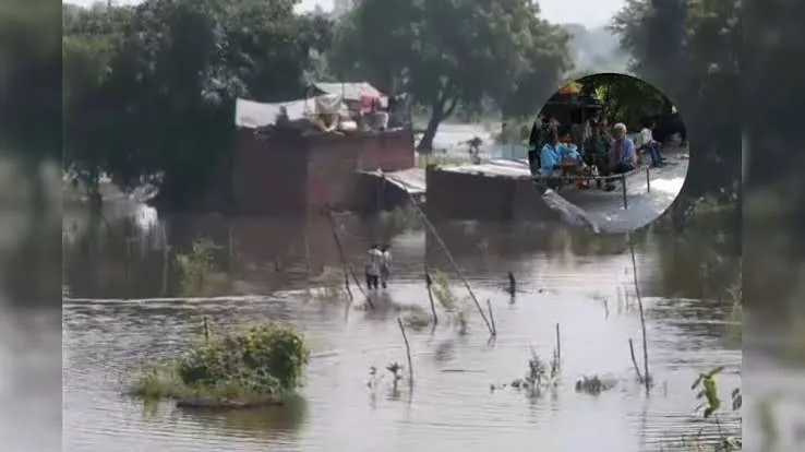 लखनऊ में जल संकट: गोमती नदी का जलस्तर बढ़ने से फैजुल्लागंज की कॉलोनियों में पानी भरा