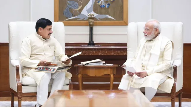 नई दिल्ली में भेंट: मुख्यमंत्री मोहन यादव ने प्रधानमंत्री नरेंद्र मोदी से की मुलाकात