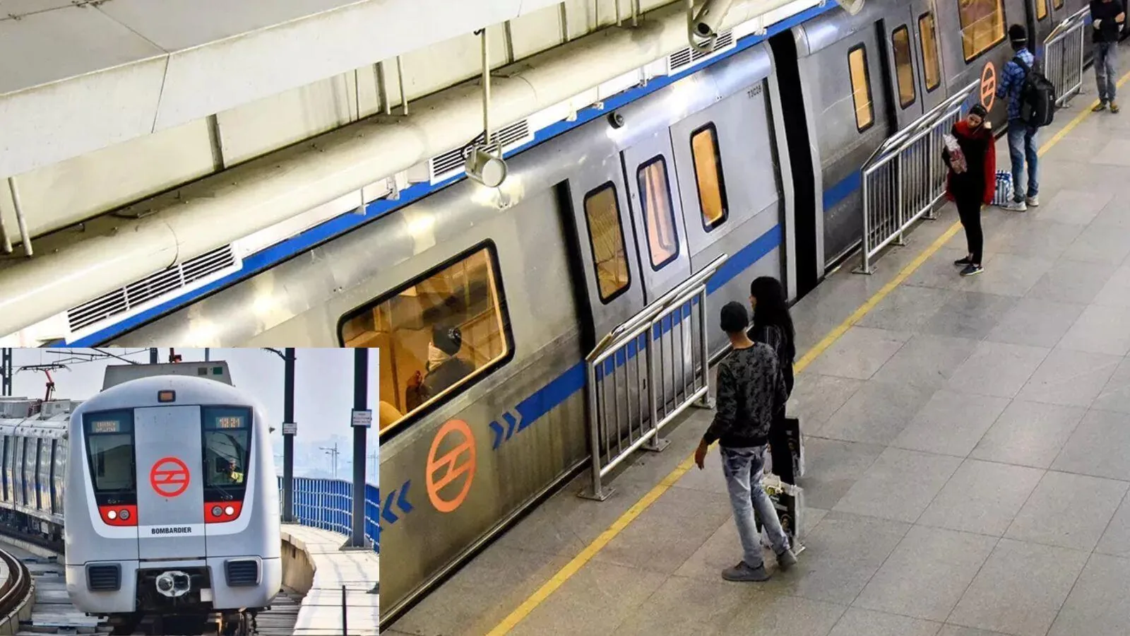 मेट्रो सेवा बाधित: वॉयलेट लाइन की पटरी पर कूदा शख्स, ट्रेनों का संचालन रुका