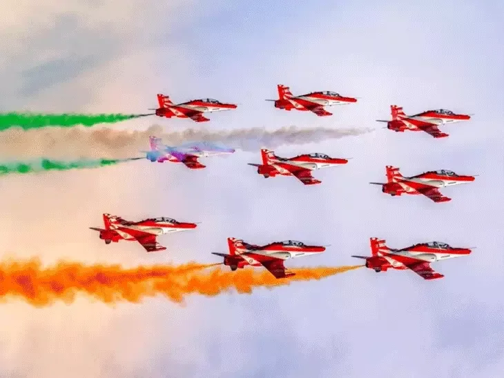 आसमान का रोमांच: वाराणसी में वायुसेना के सौ विमानों का तीन दिवसीय एयर शो शुरू